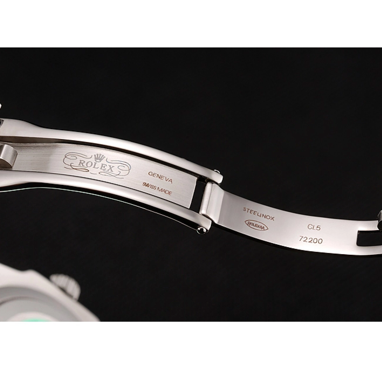 Good Copy Rolex Watches Dial Submariner Steel White Rolex 1453863 Bamford Bracelet Stainless 0702